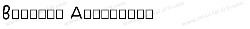 Boutros Ads字体转换